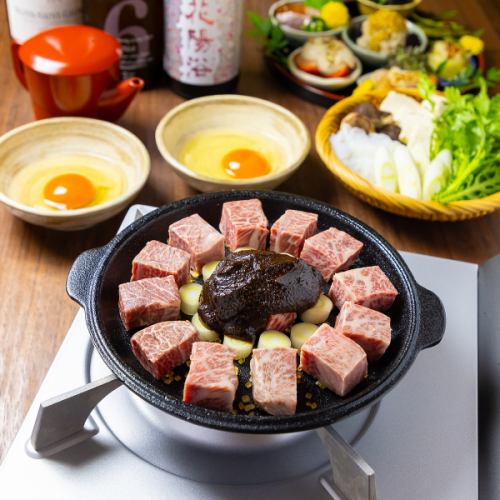 【원조의 맛】 깎아낸 브랜드 와규 가고시마 쿠로규 쿠로토메를 핫쵸 된장으로 맛본다!