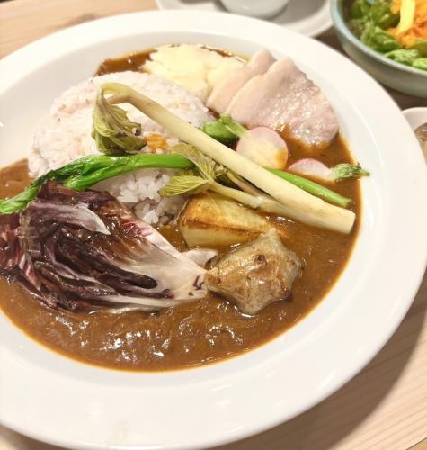 赤味噌風味の野菜スパイスカレー