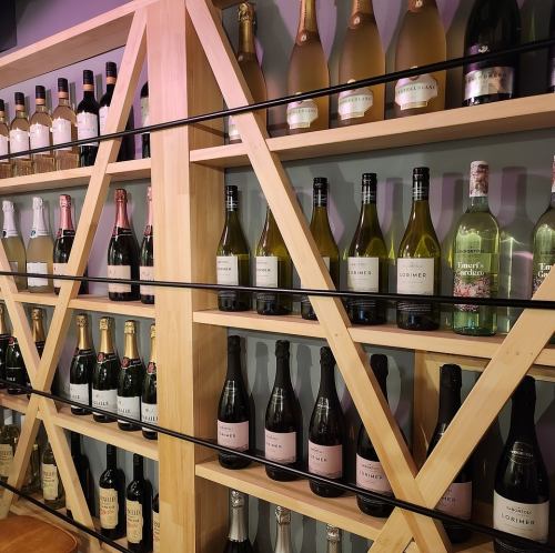 ソムリエ厳選のワインも多数ご用意！おひとり様にも！