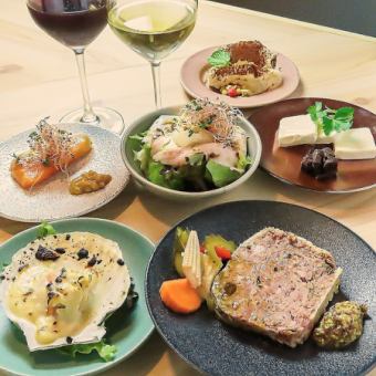 【人気のシェフおすすめコース☆】メッセージプレートもご用意可能！5500円（税込）