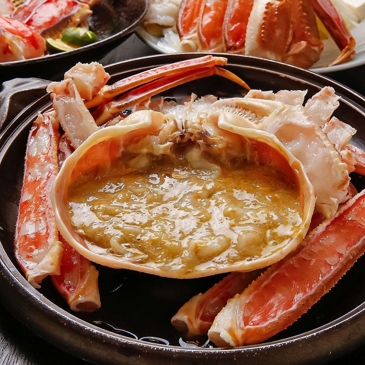 特別な日は蟹料理で乾杯！多彩なコースは9900円(税込)からご用意