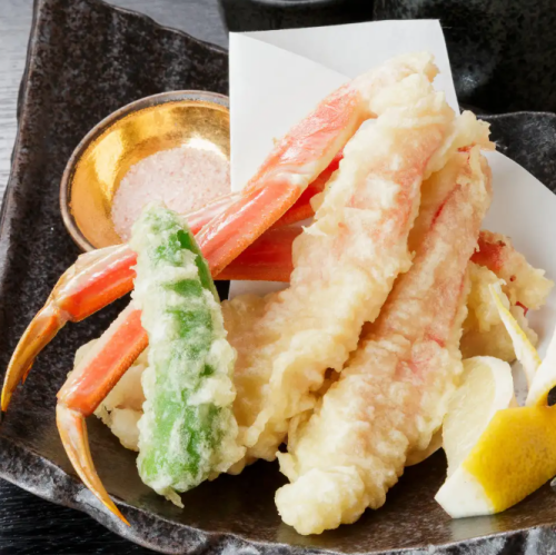 ずわい蟹天