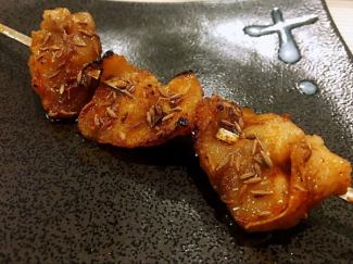 Grilled beef tendon