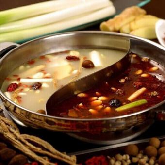 【먹을 무제한】(양의 뼈) 약선 냄비+음식 뷔페