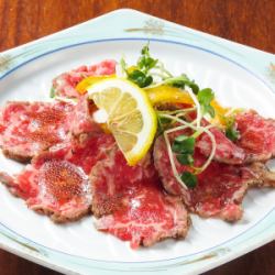 Japanese black beef carpaccio