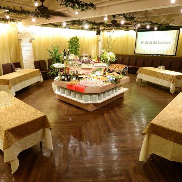 Ideal for stand-alone use! Up to 120 people OK! Projectors, microphones, PCs, etc. are fully equipped! Lunch is also available, so corporate meetings, seminars, briefings and after-sales parties and banquets You can use it as a set! Please feel free to contact us ♪※The photograph is an image.