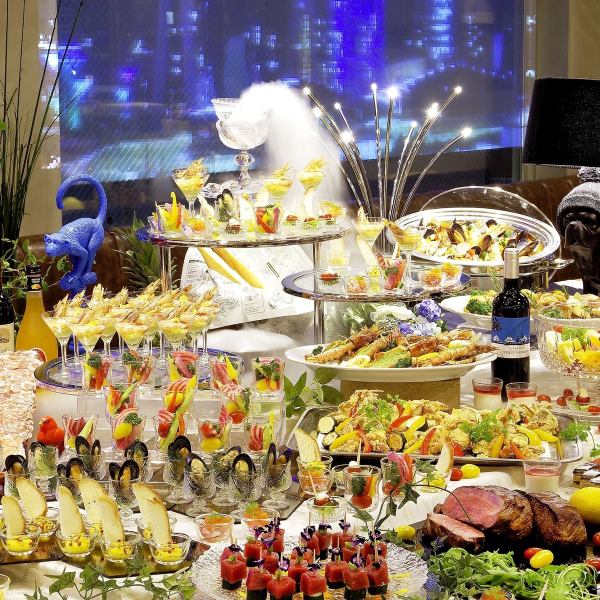 [To parties such as banquets and reunions] Plan with buffet & all you can drink 3500 yen (excluding tax) ~