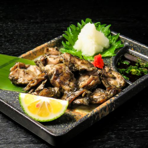 地鶏ハラミ炭火焼き