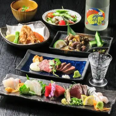 【夏季限定・数量限定・要予約】銀次郎の厳選肉と魚セット《全7品》4950円
