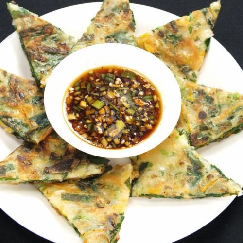 にら野菜チヂミ