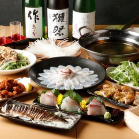 【蛸しゃぶコース】名物の生蛸しゃぶしゃぶ全9品≪2時間飲み放題付≫※お料理のみで4,500円