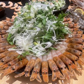 ■贅沢海老三昧コース■3時間飲み放題付き★日本酒50種類も飲める！【全11品/12000円→10000円】