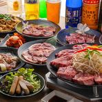 食べ放題コースは2種類、鍋コースもご用意◎宴会に是非！