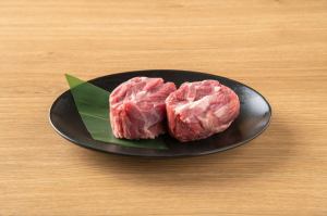 Raw lamb shoulder loin