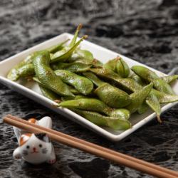 枝豆のにんにく炒め