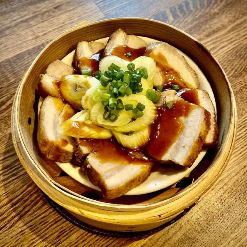焼豚の甘辛ジューシー蒸し