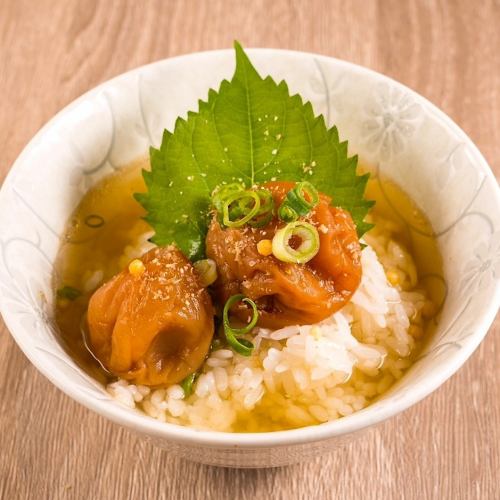 お茶漬け 梅