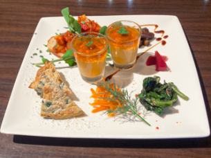 野菜の前菜盛り合わせ