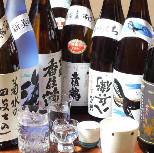 Local sake from all over Japan 390 yen ~