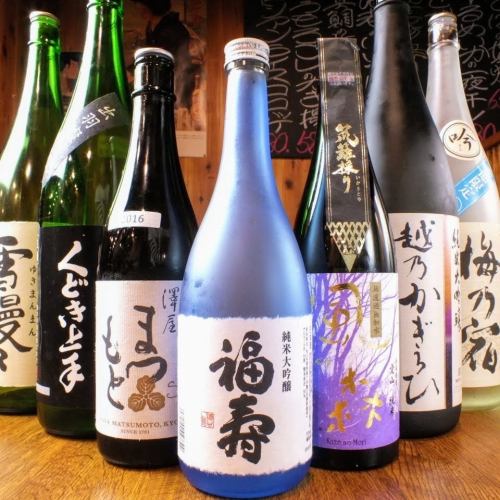 We carefully select and prepare abundant sake from all over Japan ... 390 yen ~