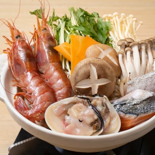 Seafood hotpot for 1 person