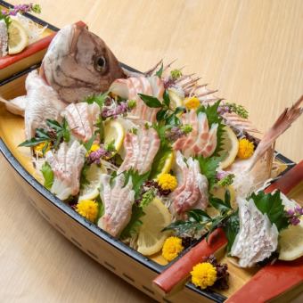 個室有●歓送迎会に一押し！日本酒5種飲み放題付●豪華海鮮が堪能できるコース全7品7000⇒6000円