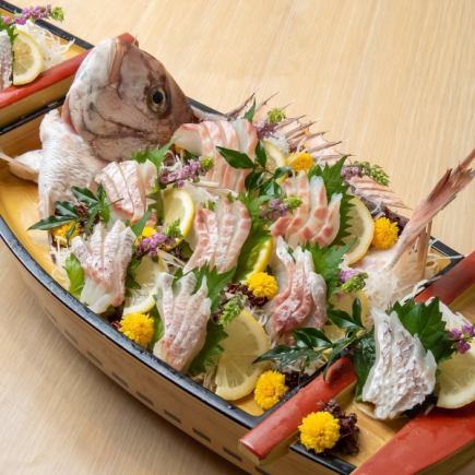 個室有●歓送迎会に一押し!日本酒5種飲み放題付●豪華海鮮が堪能できるコース全7品7000⇒6000円