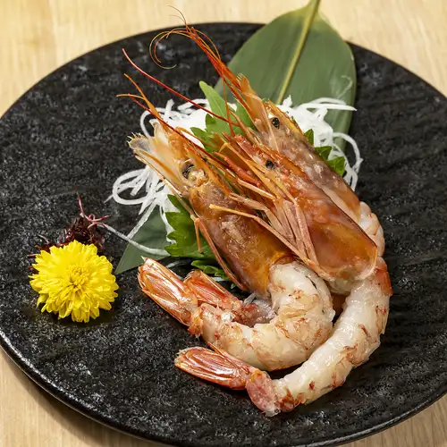 红虾刺身