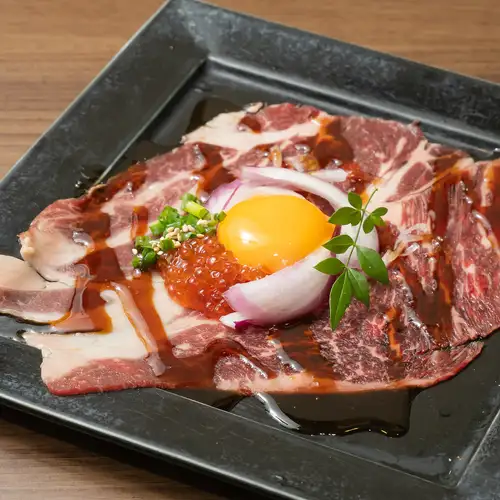 Large cut of seared beef