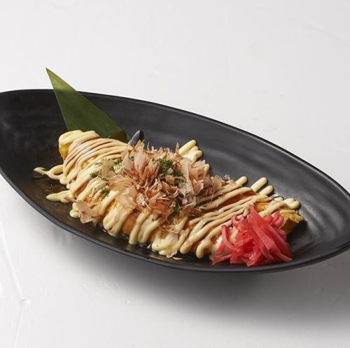 Okonomiyaki-style omelet