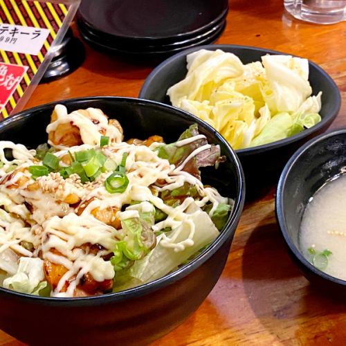 Yakitori bowl set meal