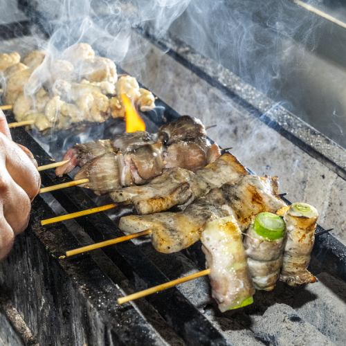 炭直火焼きの絶品焼鳥！