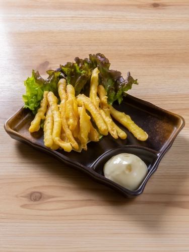 Saki squid tempura