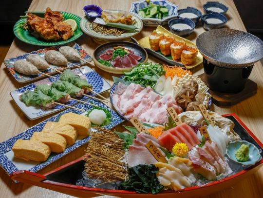 我們製作了能讓您充分享受岡山食材的套餐菜單。