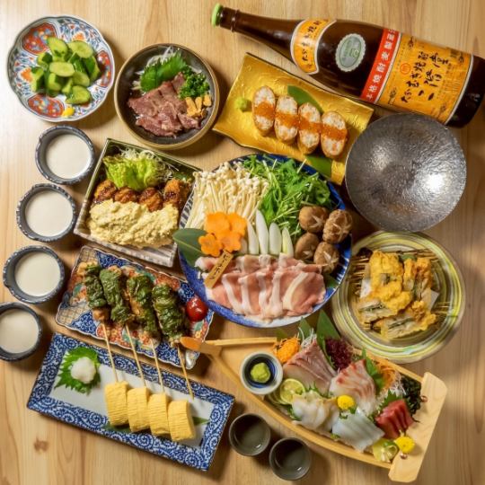 오카야마 명물 복숭아 돼지 샤브샤브! 호화 배가 듬뿍!