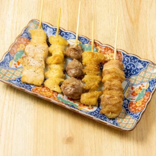 おまかせ五本串盛り