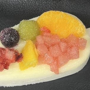 Polar bear fruit ice cream bar