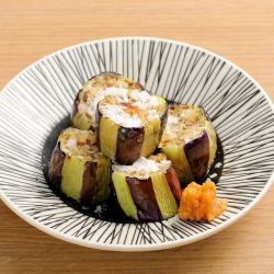 茄子焼き山わさび味噌