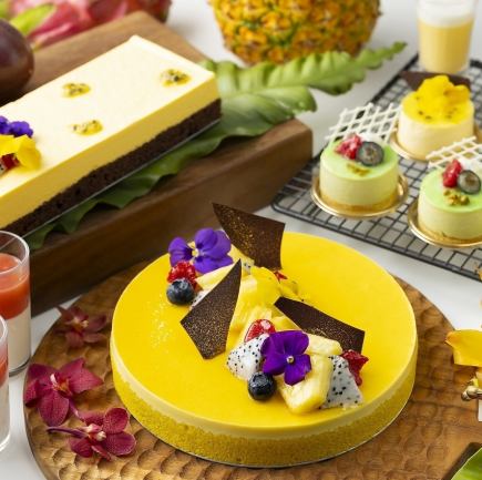 カレー・パスタ・ピザもございます!7/28(月)~31(木)開催!「トロピカルデザートブュッフェ」