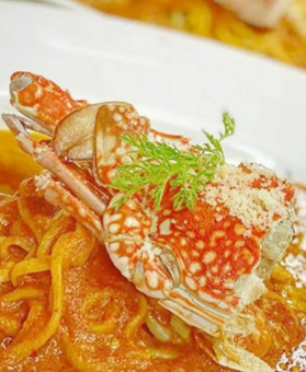 【ランチ】【名物コース】Pasta de crab Lunch(名物!!渡り蟹パスタランチ)　