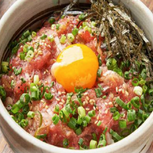 Negitoro salt sauce Yukke bowl