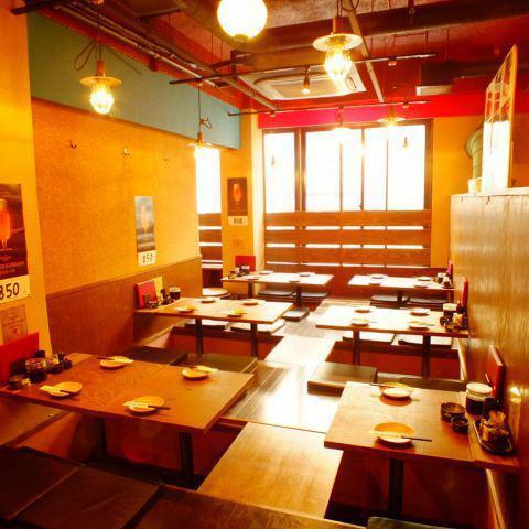 [Digging seats] The table seats on the back of the 2nd floor are semi-private rooms and have a private atmosphere that is recommended for small-group banquets. I will also bounce ♪