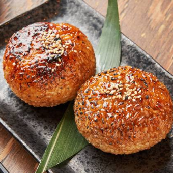 Dashi Soy Sauce Grilled Rice Ball