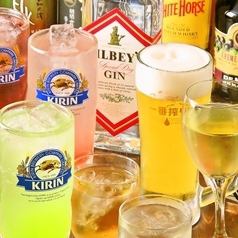 単品飲み放題も有ります！！鮮魚をつまみにいかがでしょうか？