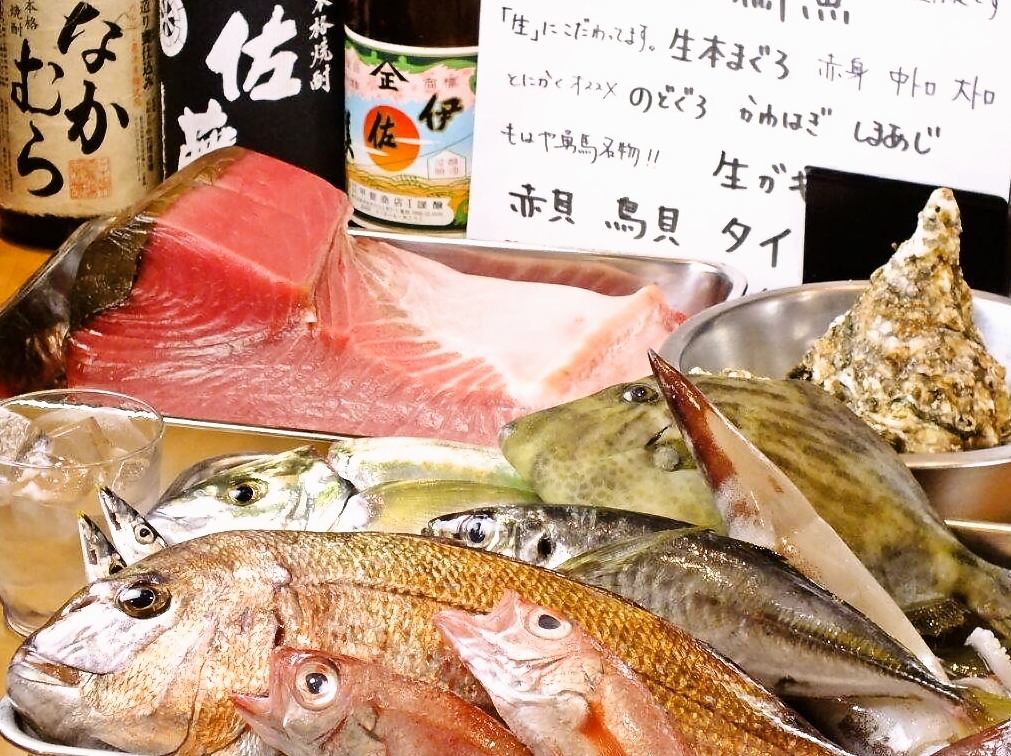 マグロは「生」！毎日市場仕入れの鮮魚を日替りでご用意★