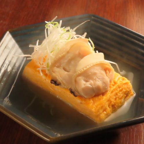 はまぐり出汁ぶっかけ玉子焼き