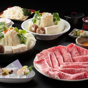 梅すきやきコース 