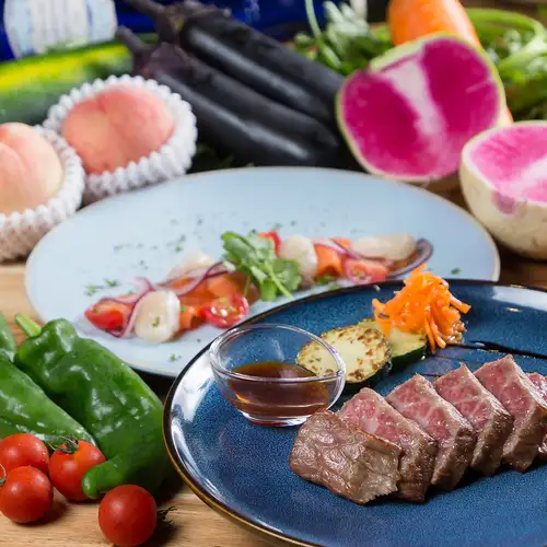 季節の食材を活かした彩り豊かなイタリアン料理