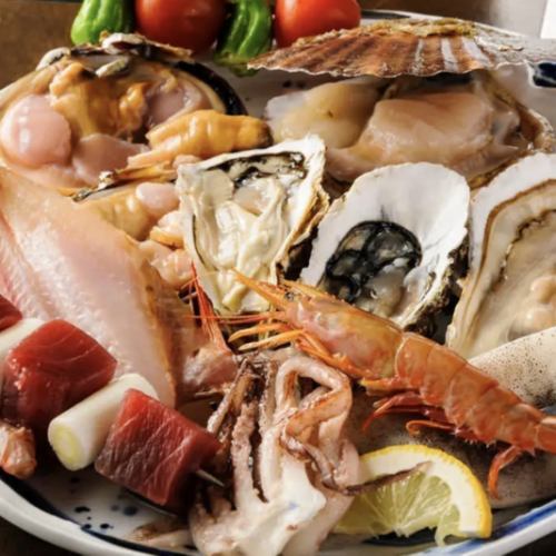 「海鮮網焼きBBQセット」