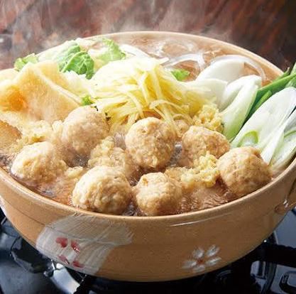 Course with Yamato chicken and chicken fishball hotpot [120 minutes all-you-can-drink!]